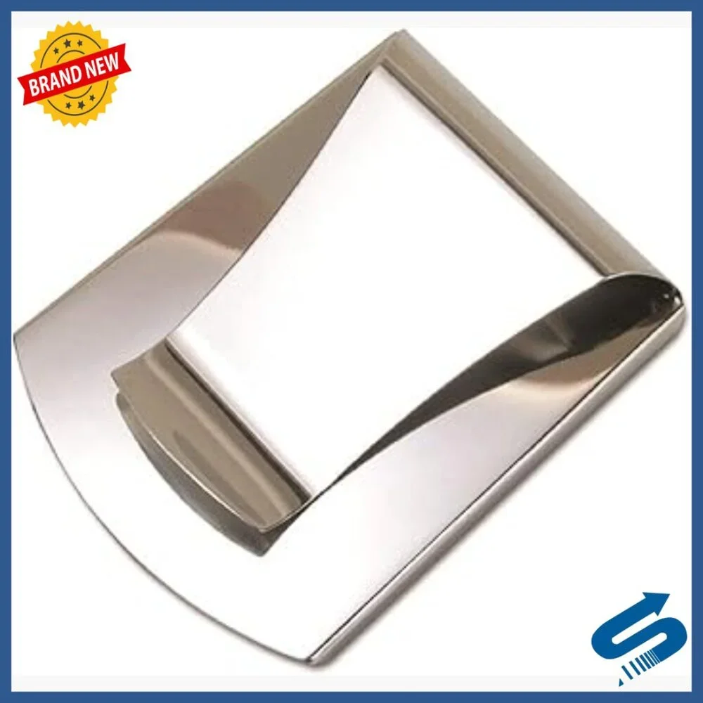 Slim Stainless Steel Money Clip Wallet Holds Cards Cash Minimalist